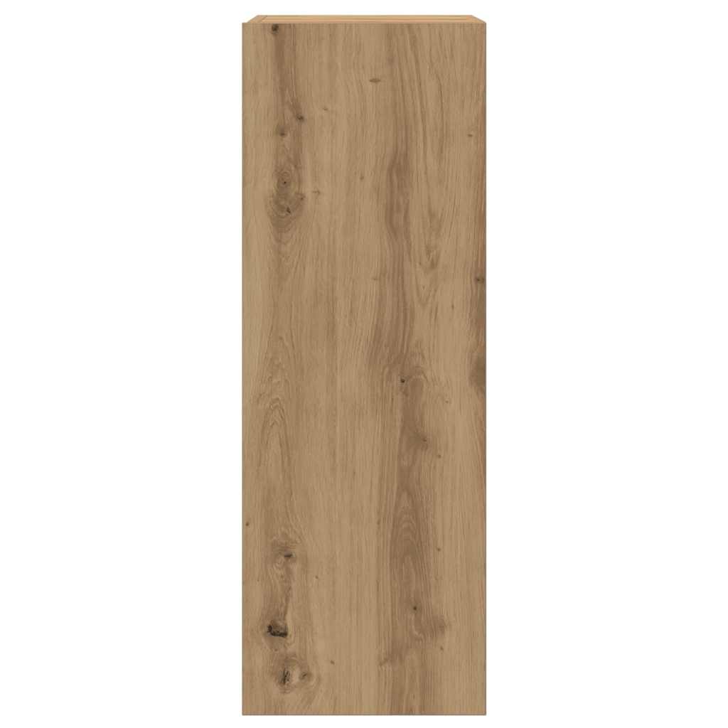 vidaXL TV-Schränke 2 Stk. Artisan-Eiche 30,5x30x90 cm Holzwerkstoff