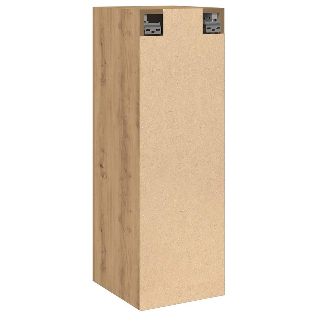 vidaXL TV-Schränke 2 Stk. Artisan-Eiche 30,5x30x90 cm Holzwerkstoff