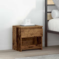 vidaXL Nachttische 2 Stück Altholz 40x30x39 cm Holzwerkstoff