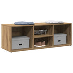 vidaXL Schuhbank Artisan-Eiche 105x35x35 cm Holzwerkstoff