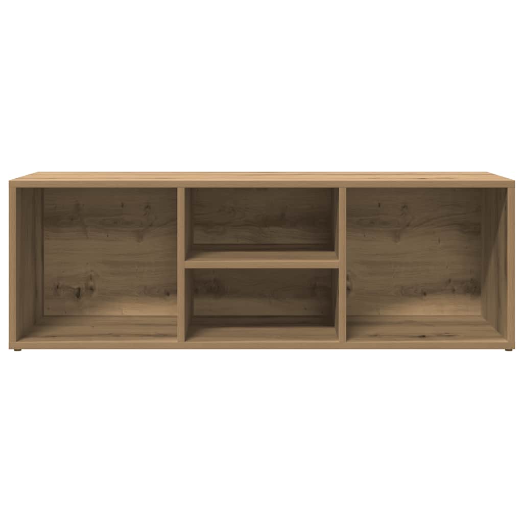 vidaXL Schuhbank Artisan-Eiche 105x35x35 cm Holzwerkstoff