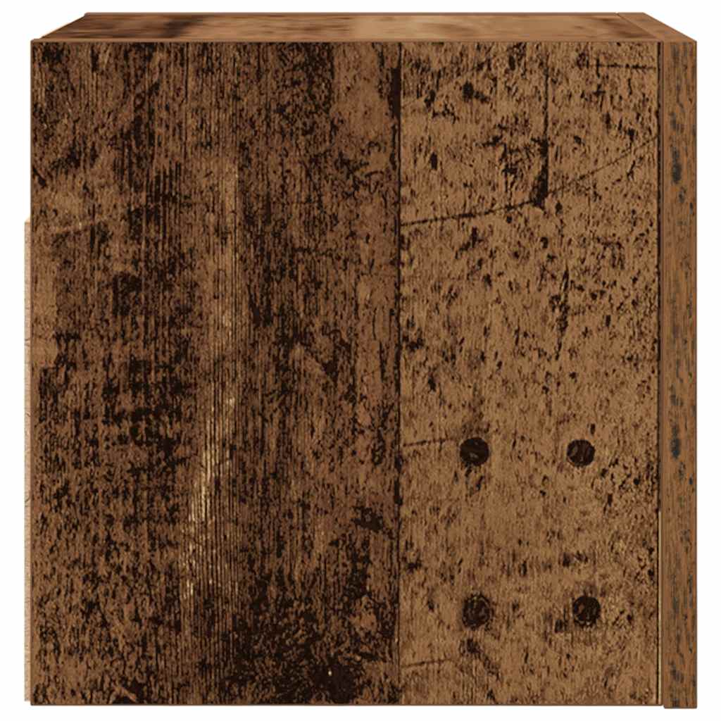 vidaXL TV-Wandschrank Altholz-Optik 30,5x30x30 cm