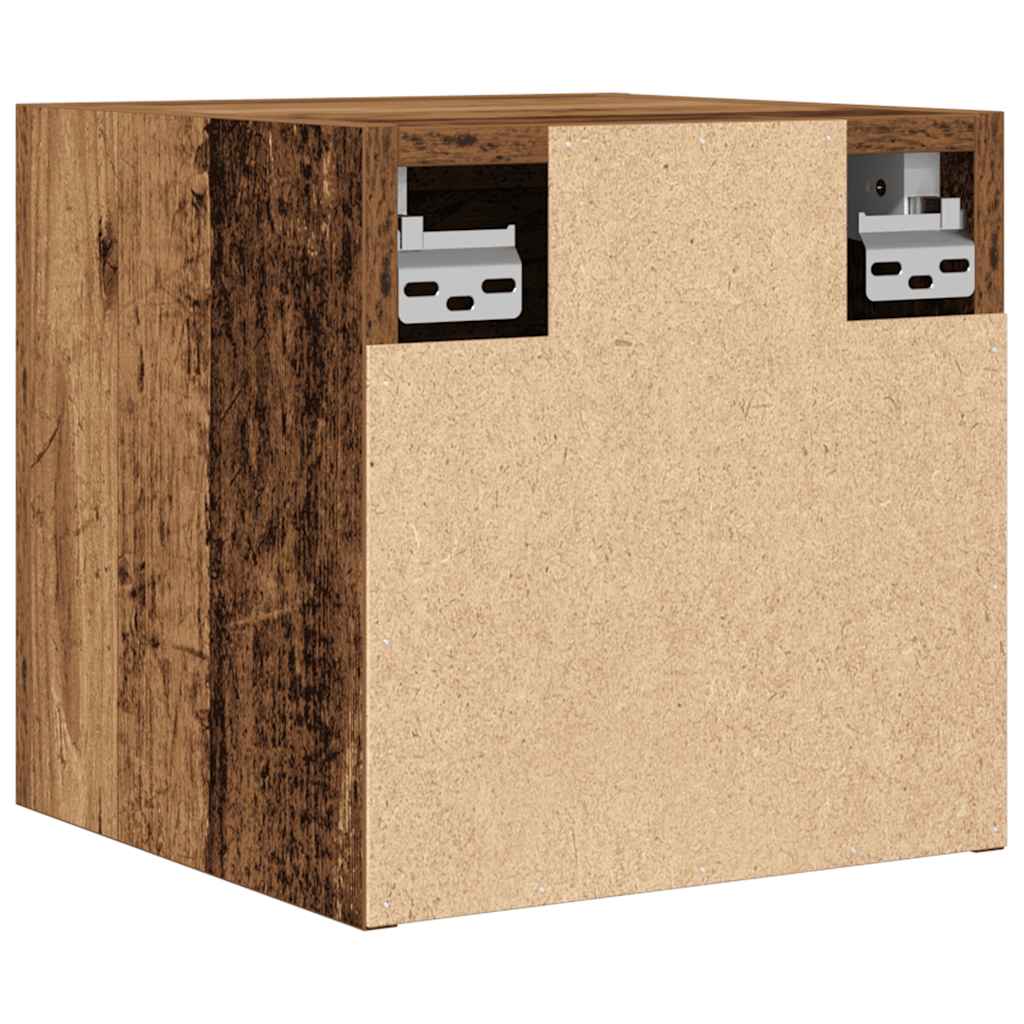 vidaXL TV-Wandschrank Altholz-Optik 30,5x30x30 cm