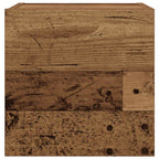 vidaXL TV-Wandschränke 2 Stk. Altholz-Optik 30,5x30x30 cm