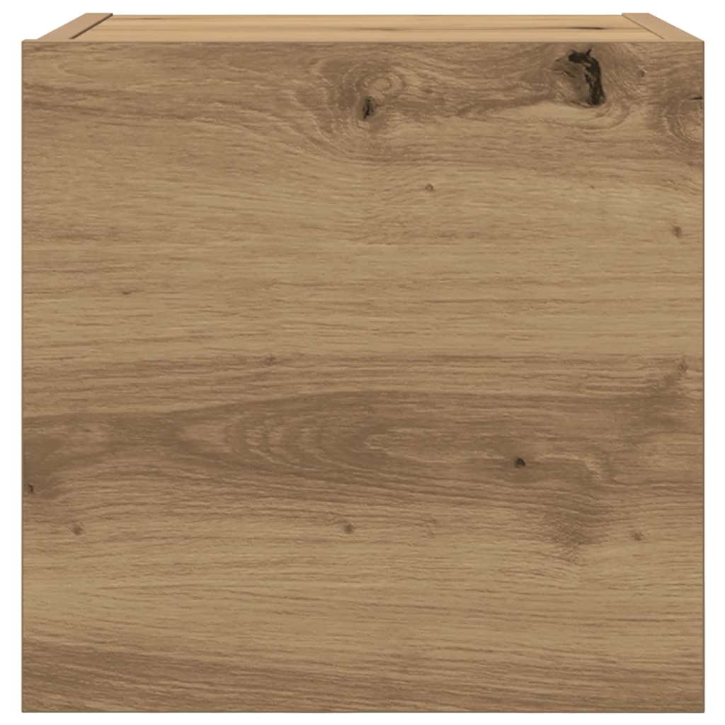 vidaXL TV-Wandschränke 2 Stk. Artisan-Eiche 30,5x30x30 cm
