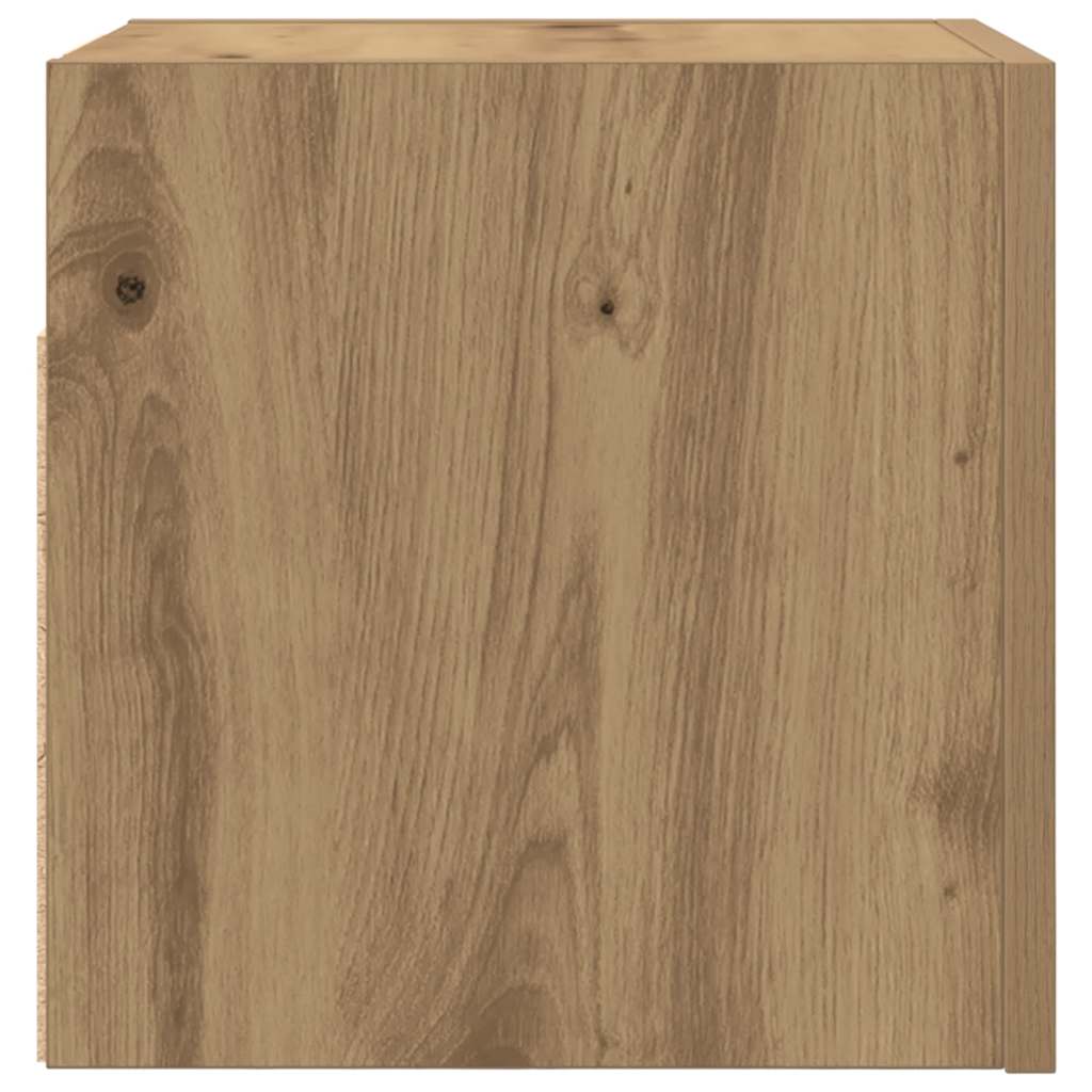 vidaXL TV-Wandschränke 2 Stk. Artisan-Eiche 30,5x30x30 cm