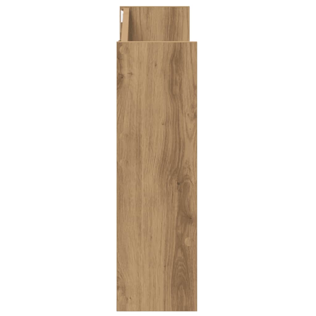 vidaXL Wand-Schuhregal Artisan-Eiche 80x18x60 cm Holzwerkstoff