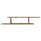 vidaXL TV-Wandregal Altholz-Optik 125x18x23 cm Holzwerkstoff