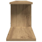 vidaXL TV-Wandregal Artisan-Eiche 125x18x23 cm Holzwerkstoff