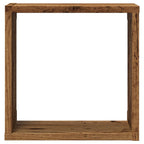 vidaXL Würfel-Wandregale 4 Stk. Altholz-Optik 30x15x30 Holzwerkstoff