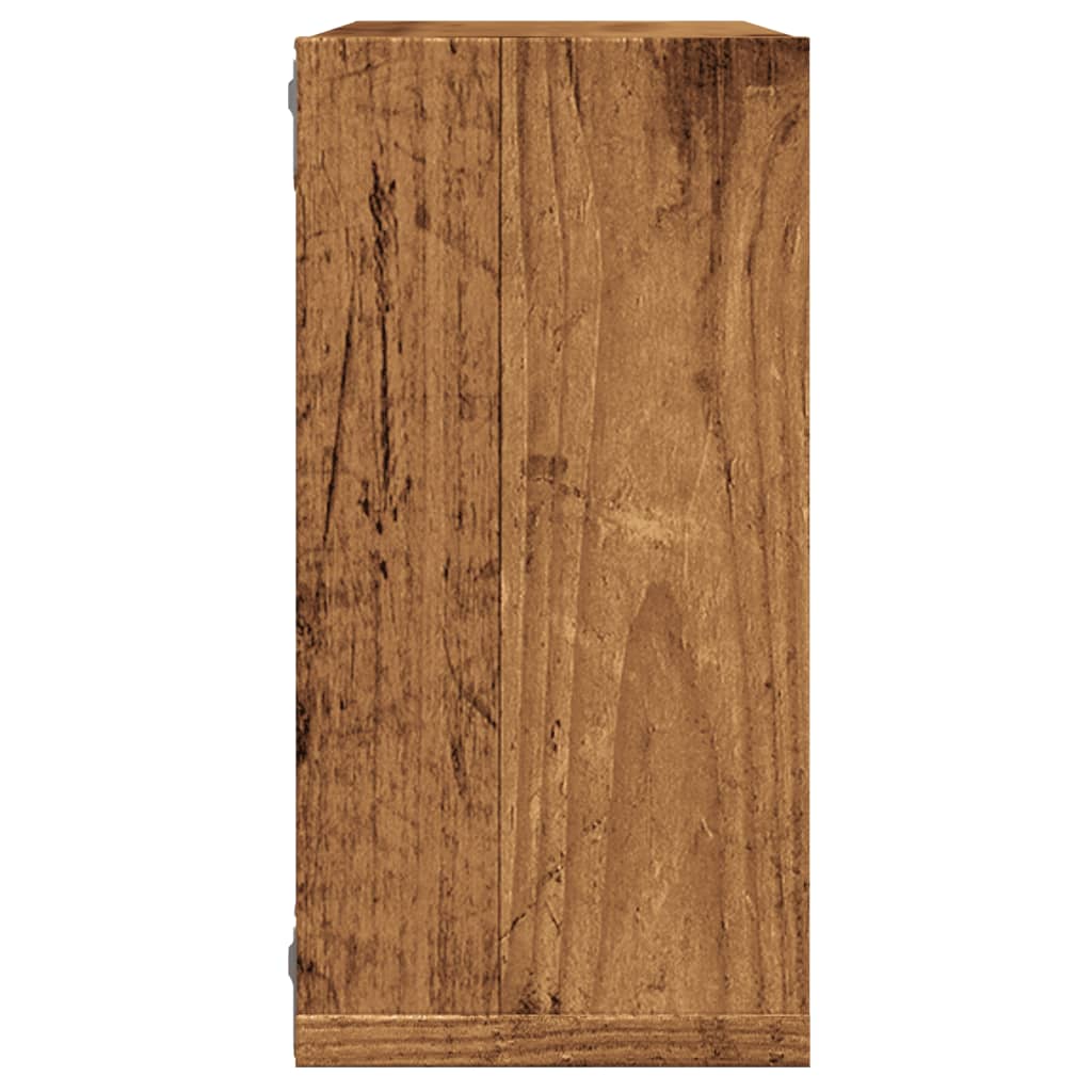 vidaXL Würfel-Wandregale 4 Stk. Altholz-Optik 30x15x30 Holzwerkstoff