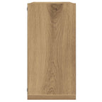 vidaXL Würfel-Wandregale 2 Stk. Artisan-Eiche 30x15x30 Holzwerkstoff