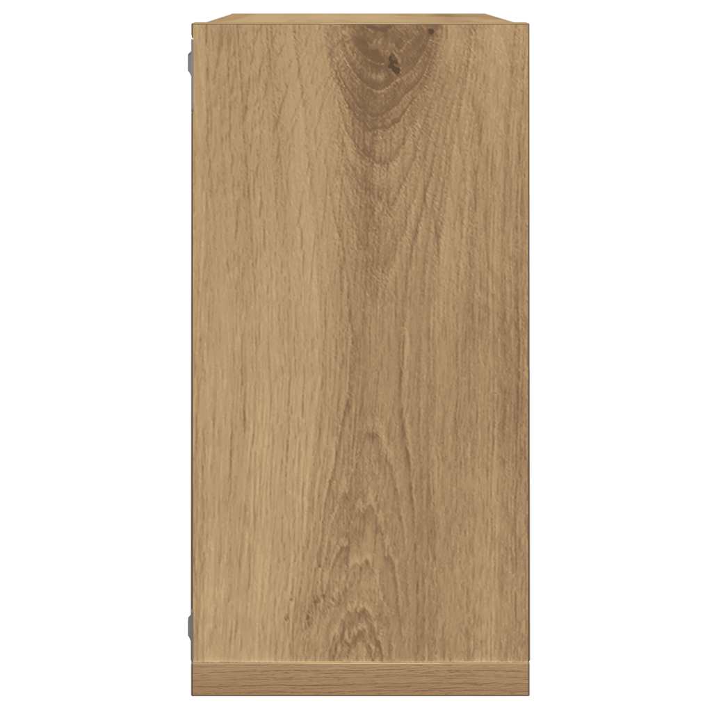 vidaXL Würfel-Wandregale 6 Stk. Artisan-Eiche 30x15x30 Holzwerkstoff