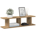vidaXL Wandregale 2 Stk. Artisan-Eiche 75x18x20 cm Holzwerkstoff
