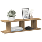 vidaXL Wandregale 2 Stk. Artisan-Eiche 75x18x20 cm Holzwerkstoff