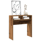 vidaXL Konsolentisch Altholz-Optik 78x30x80 cm Holzwerkstoff