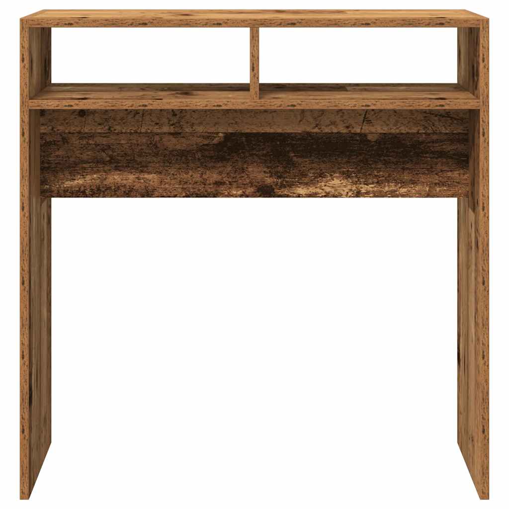 vidaXL Konsolentisch Altholz-Optik 78x30x80 cm Holzwerkstoff