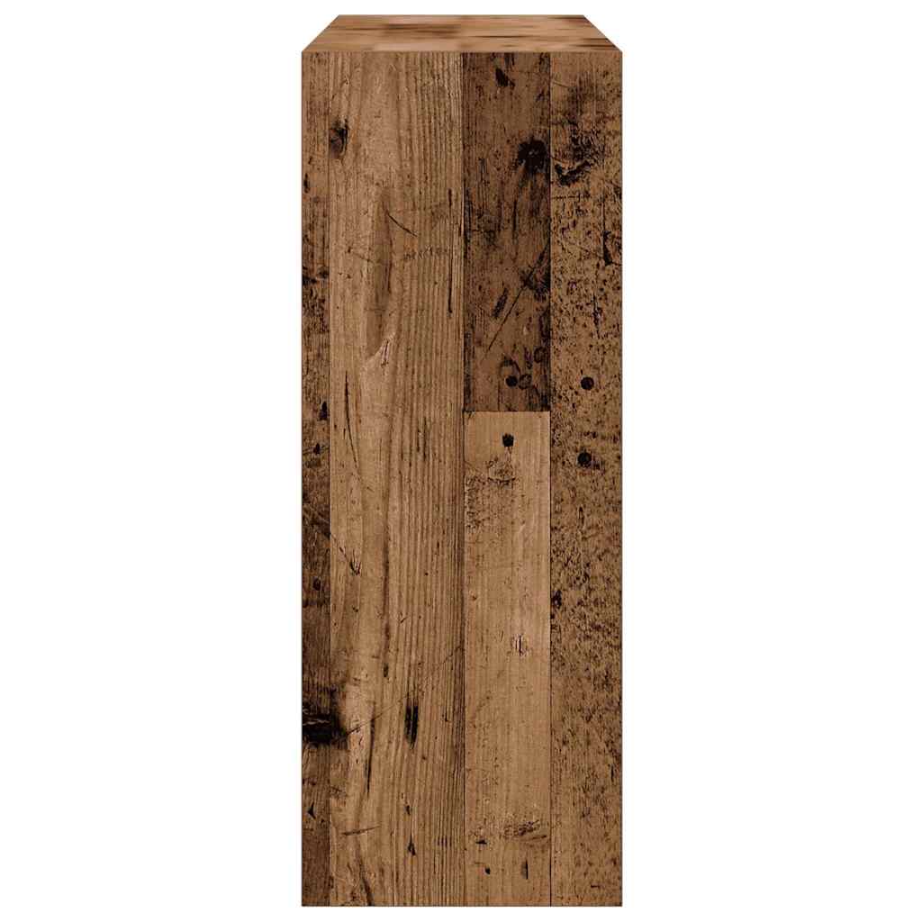 vidaXL Konsolentisch Altholz-Optik 78x30x80 cm Holzwerkstoff