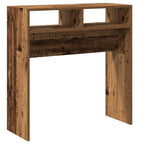 vidaXL Konsolentisch Altholz-Optik 78x30x80 cm Holzwerkstoff