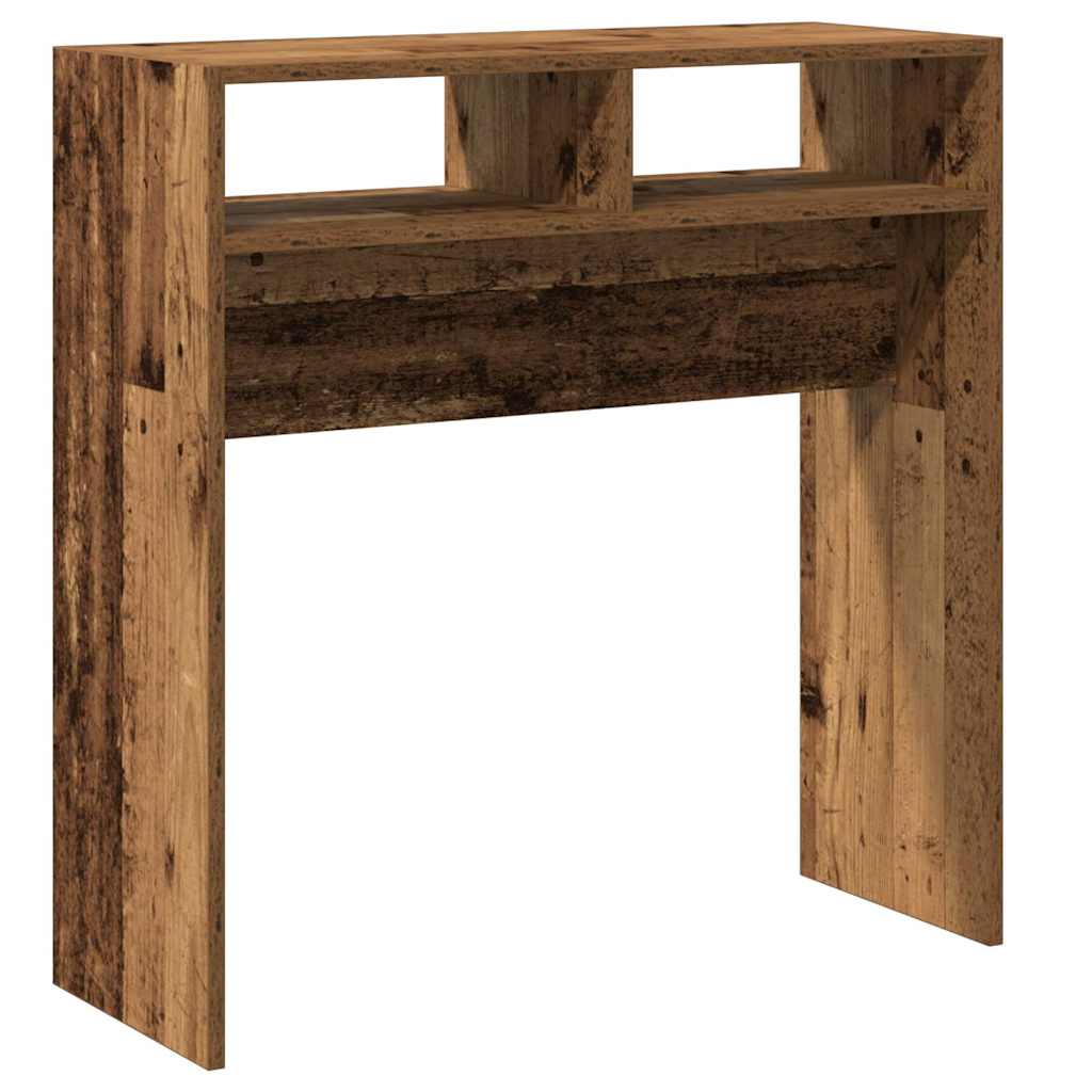 vidaXL Konsolentisch Altholz-Optik 78x30x80 cm Holzwerkstoff