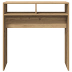 vidaXL Konsolentisch Artisan-Eiche 78x30x80 cm Holzwerkstoff