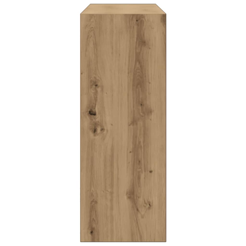 vidaXL Konsolentisch Artisan-Eiche 78x30x80 cm Holzwerkstoff
