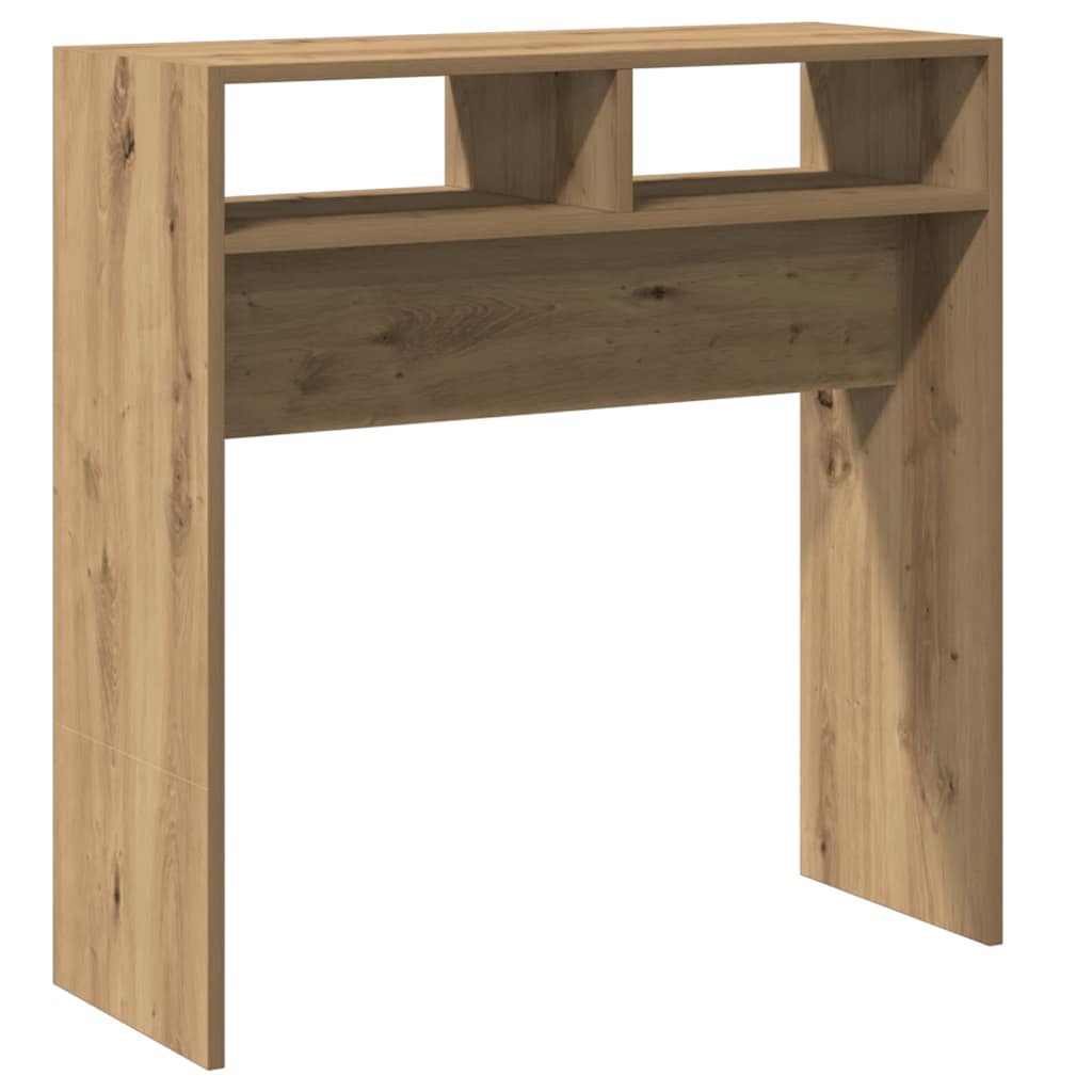 vidaXL Konsolentisch Artisan-Eiche 78x30x80 cm Holzwerkstoff