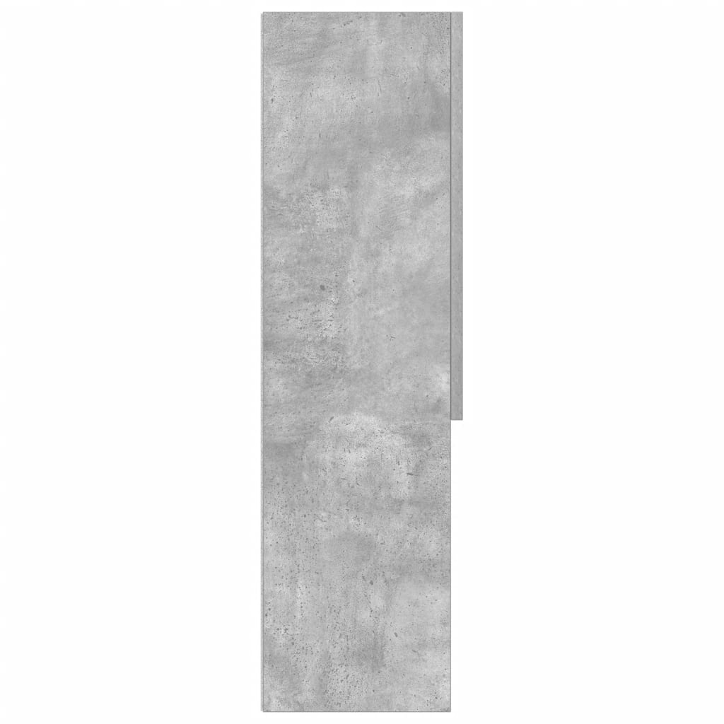 vidaXL Waschmaschinenschrank Betongrau 70,5x25,5x90 cm
