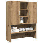 vidaXL Waschmaschinenschrank Artisan-Eiche 70,5x25,5x90 cm