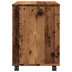 vidaXL Rollcontainer Altholz-Optik 45x38x54 cm Holzwerkstoff