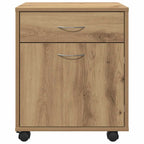 vidaXL Rollcontainer Artisan-Eiche 45x38x54 cm Holzwerkstoff