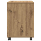vidaXL Rollcontainer Artisan-Eiche 45x38x54 cm Holzwerkstoff