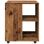 vidaXL Rollschrank Altholz-Optik 60x53x72 cm Holzwerkstoff