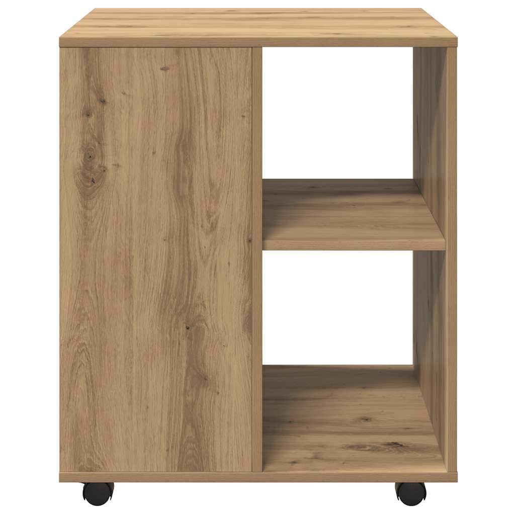 vidaXL Rollschrank Artisan-Eiche 60x53x72 cm Holzwerkstoff