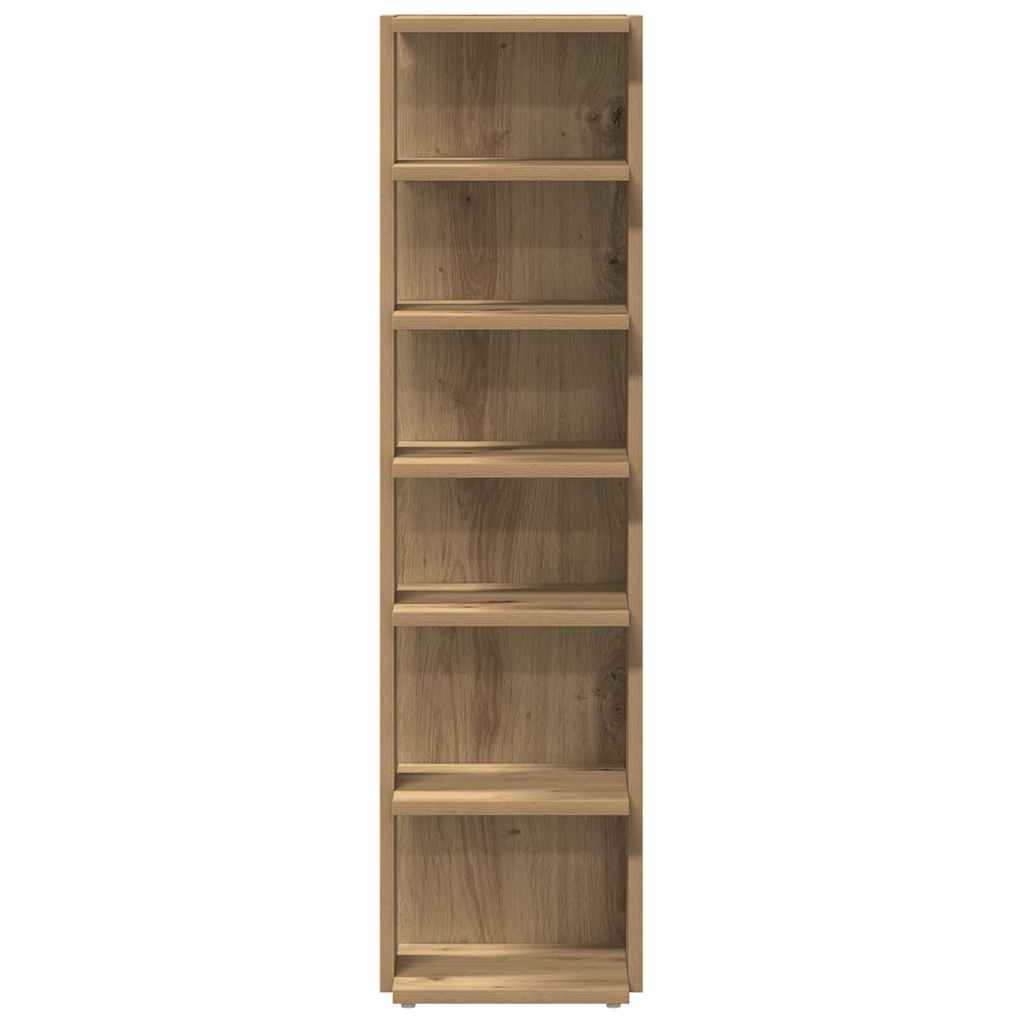 vidaXL Schuhschränke 2 Stk. Artisan-Eiche 28x27x102 cm Holzwerkstoff