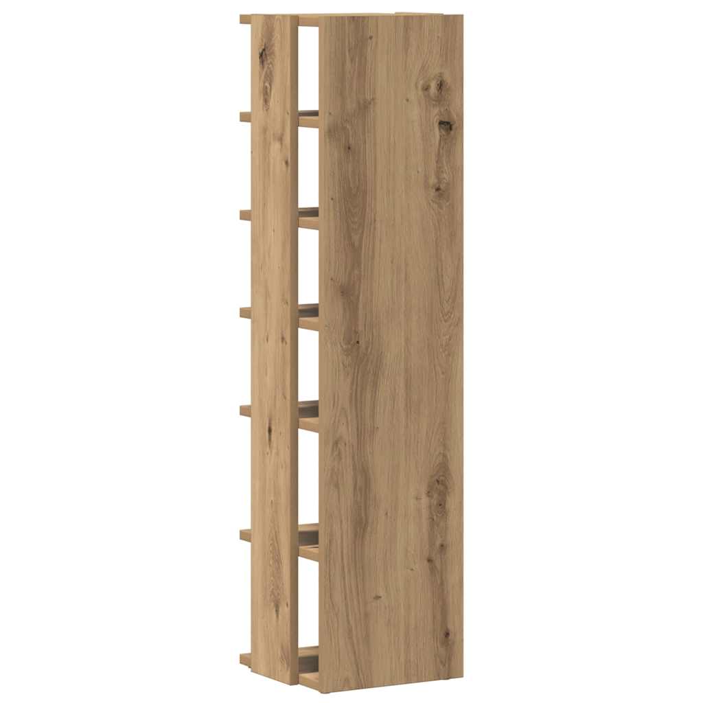 vidaXL Schuhschränke 2 Stk. Artisan-Eiche 28x27x102 cm Holzwerkstoff