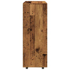 vidaXL Kleiderständer Altholz-Optik 80x40x110 cm Holzwerkstoff