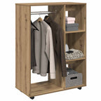 vidaXL Kleiderständer Artisan-Eiche 80x40x110 cm Holzwerkstoff