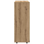 vidaXL Kleiderständer Artisan-Eiche 80x40x110 cm Holzwerkstoff