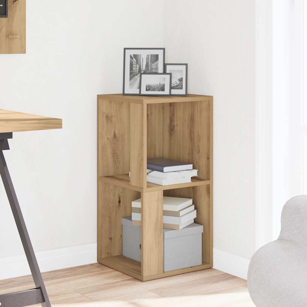vidaXL Eckregal Artisan-Eiche 33x33x67 cm Holzwerkstoff
