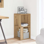vidaXL Eckregal Artisan-Eiche 33x33x67 cm Holzwerkstoff