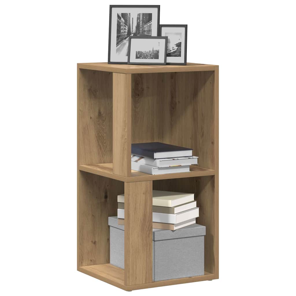 vidaXL Eckregal Artisan-Eiche 33x33x67 cm Holzwerkstoff