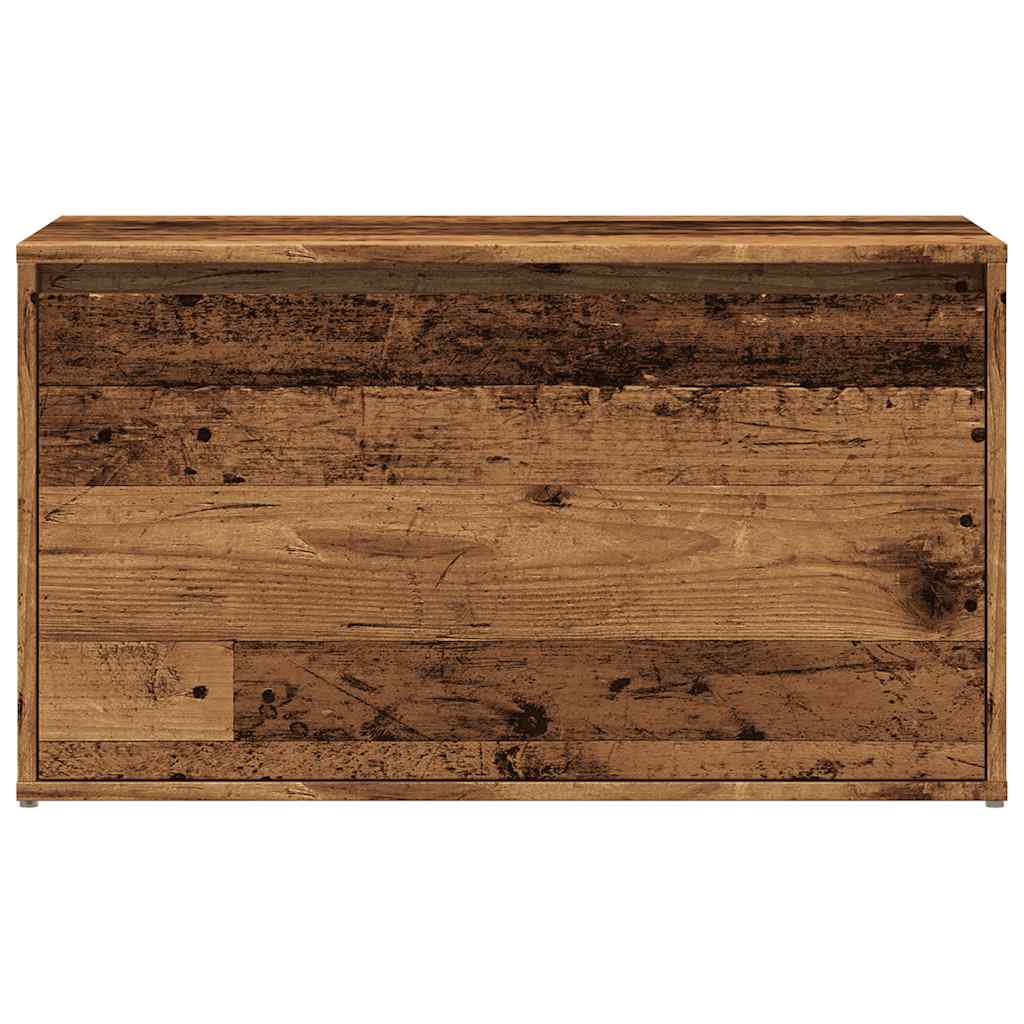 vidaXL Flurbank 80x40x45 cm Altholz-Optik Holzwerkstoff