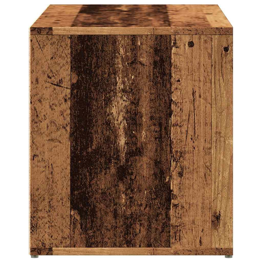vidaXL Flurbank 80x40x45 cm Altholz-Optik Holzwerkstoff