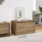 vidaXL Flurbank 80x40x45 cm Artisan-Eiche Holzwerkstoff