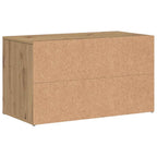 vidaXL Flurbank 80x40x45 cm Artisan-Eiche Holzwerkstoff