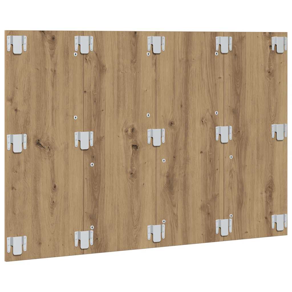vidaXL Kopfteil Artisan-Eiche 120x1,5x80 cm Holzwerkstoff