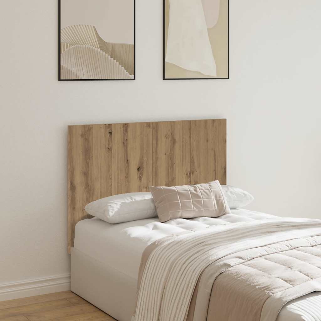 vidaXL Kopfteil Artisan-Eiche 120x1,5x80 cm Holzwerkstoff