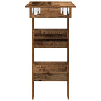 vidaXL Wand-Bartisch Altholz-Optik 102x45x103,5 cm Holzwerkstoff