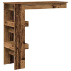 vidaXL Wand-Bartisch Altholz-Optik 102x45x103,5 cm Holzwerkstoff